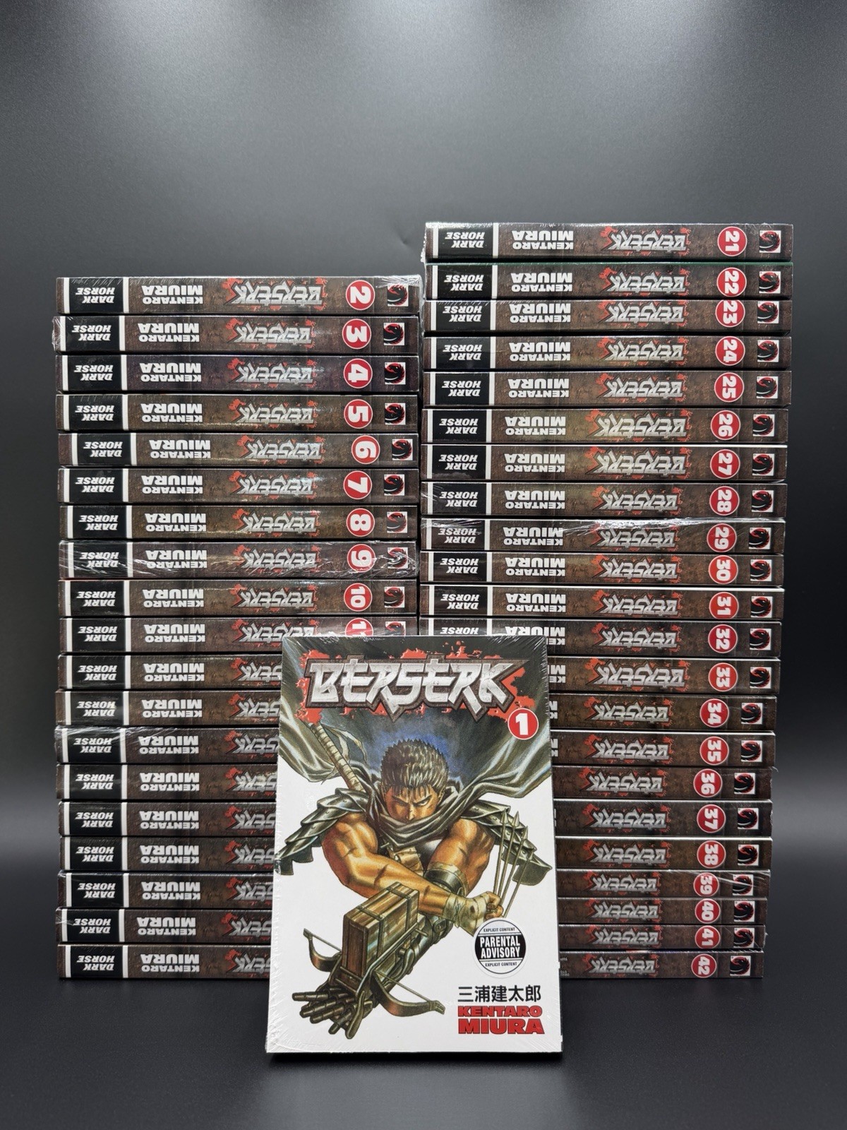 BERSERK Manga NUOVO volume 1-42 set sciolto/completo di Kentaro Miura fumetti inglesi