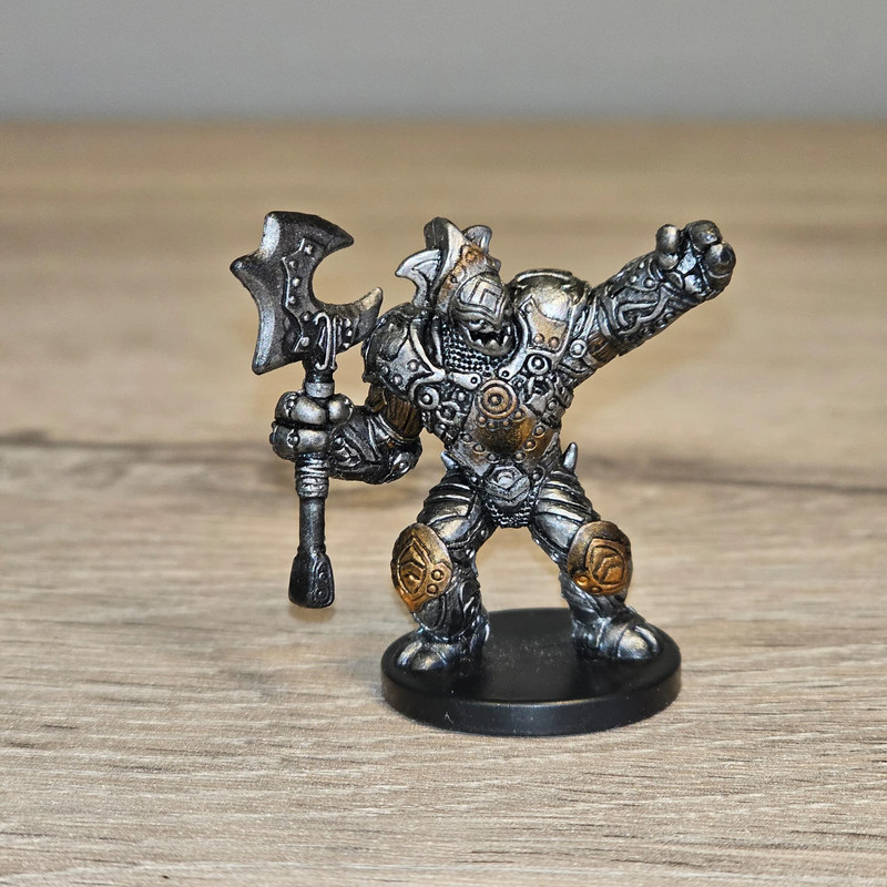 Dungeons & Dragons Miniatures – War Drums 12/60 – Warforged Captain – Uncommon