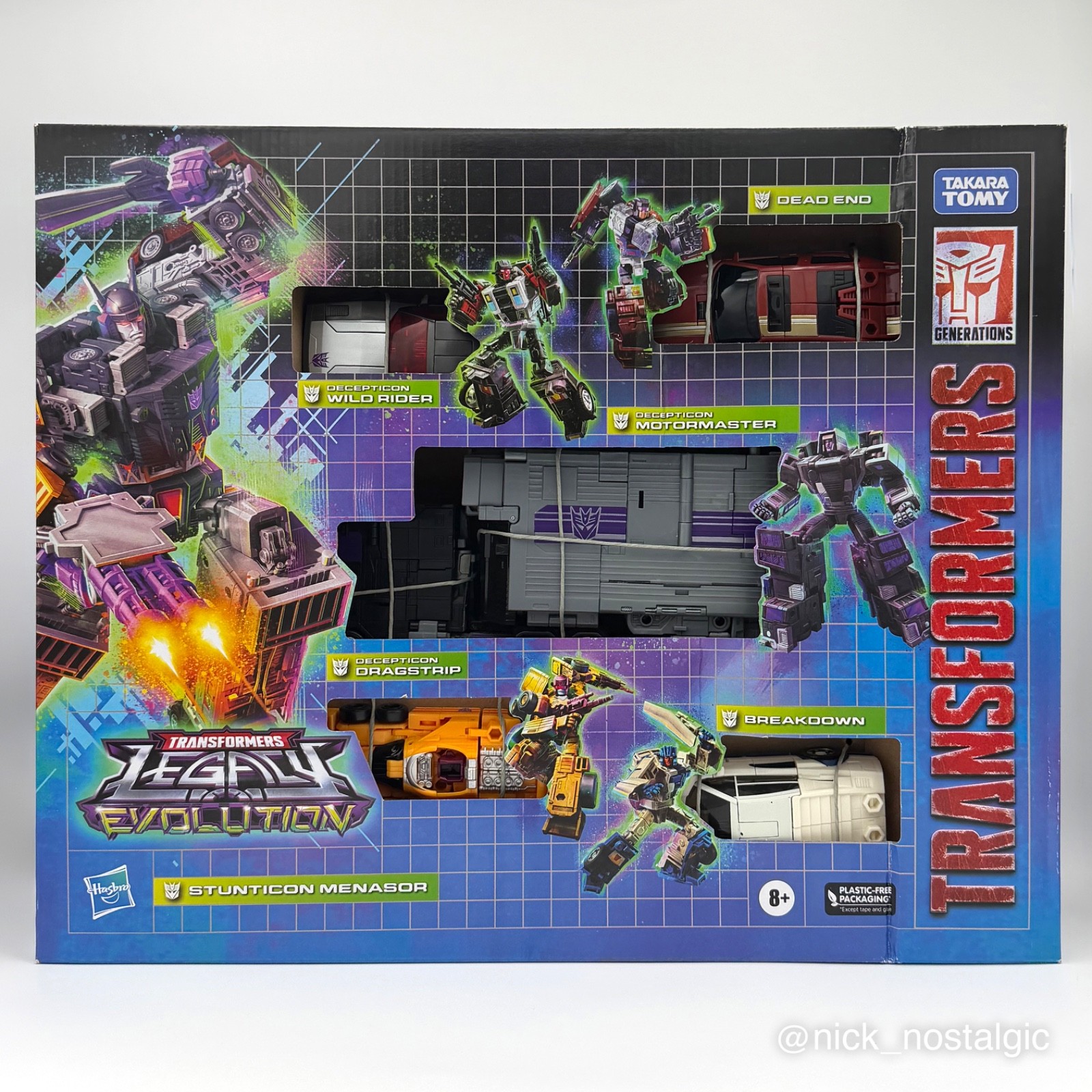 Hasbro Transformers Legacy Evolution Stunticon Menasor Figure Multipack READ
