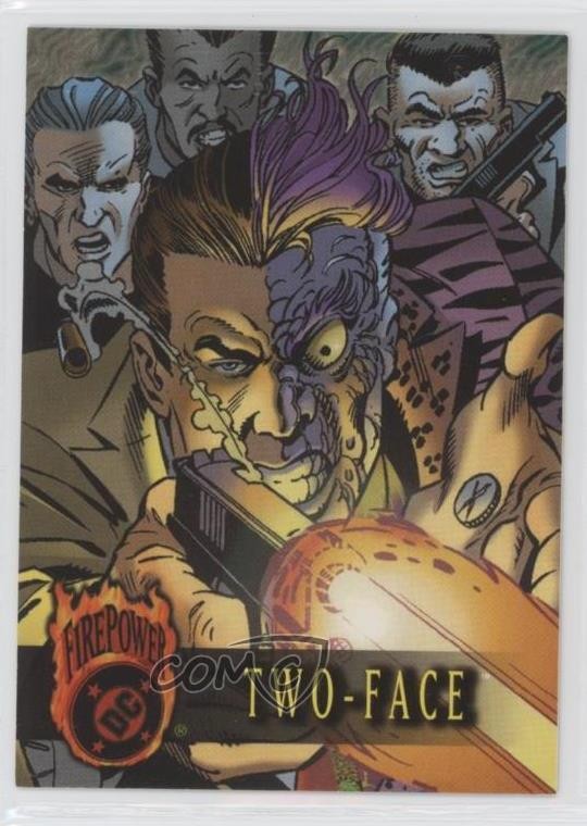 Fleer DC Outburst 1996: Firepower Two-Face #38 1u6