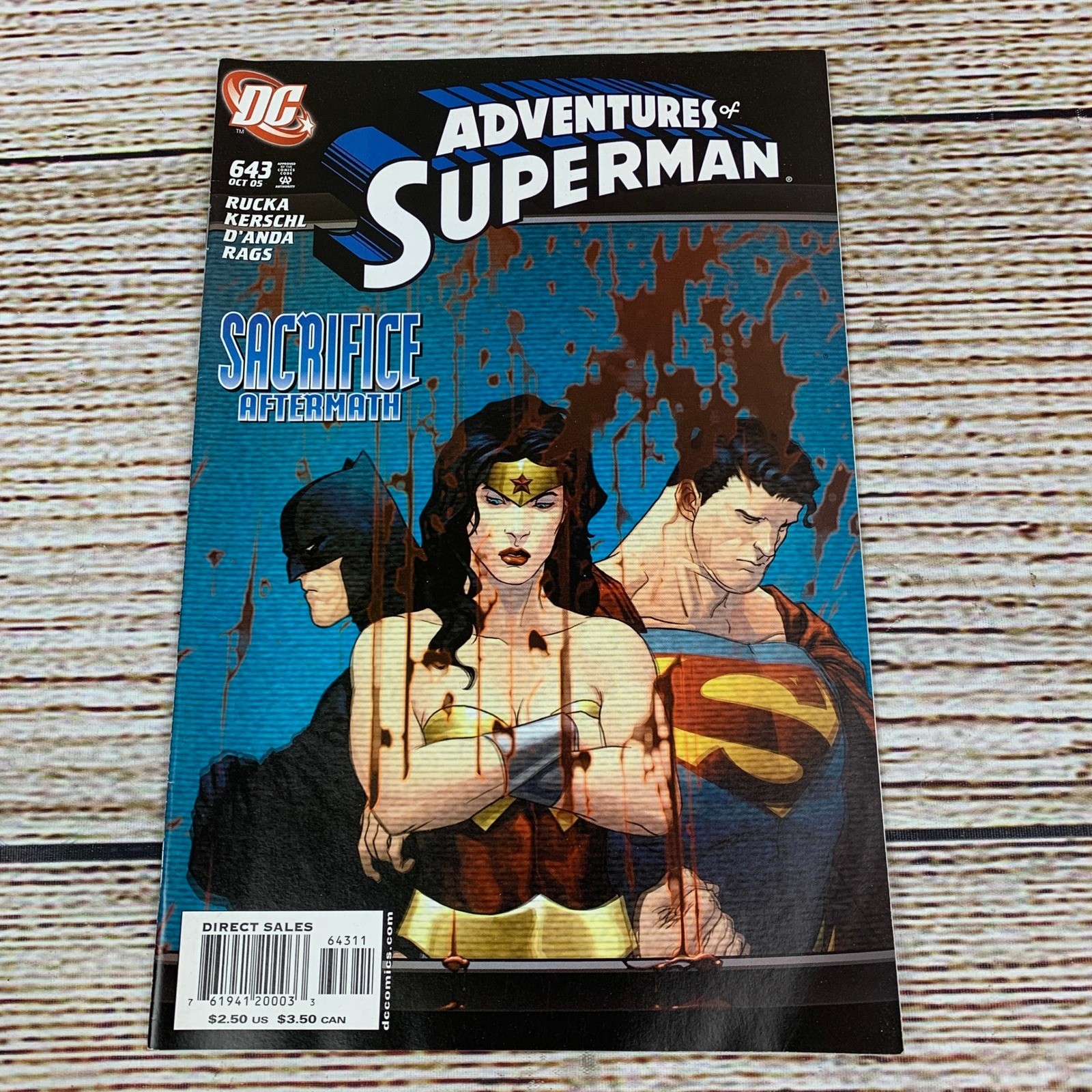 Le avventure di Superman #643 fumetto DC Comics 2005 Sacrifice Aftermath