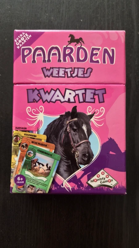 Paarden weetjes Kwartet (Extra grote kaarten)