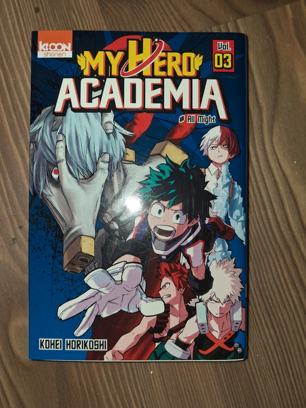 Manga MHA My Hero Academia Tome 3