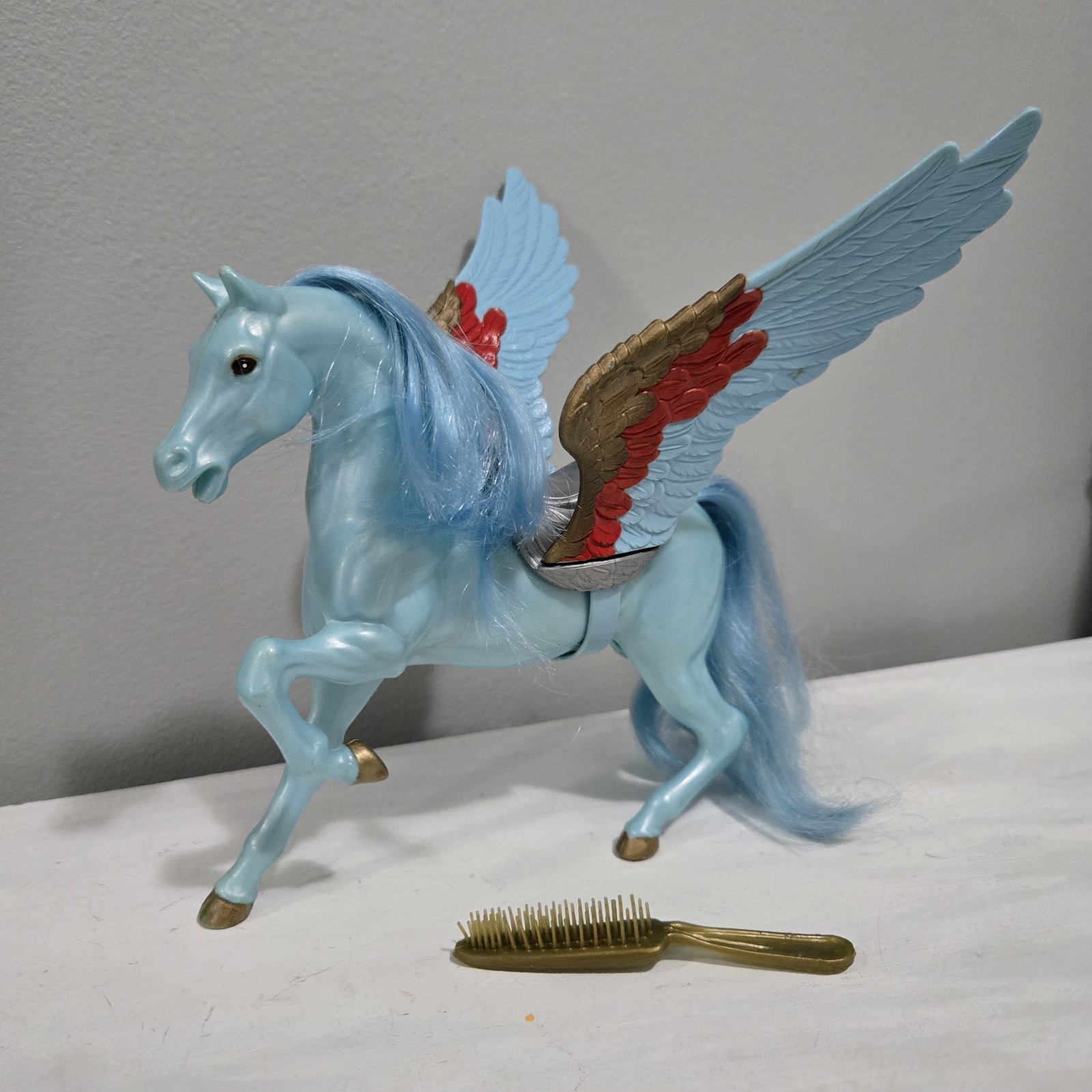 Vintage She Ra POP MOTU 1984 Arrow Horse Wings Saddle Brush