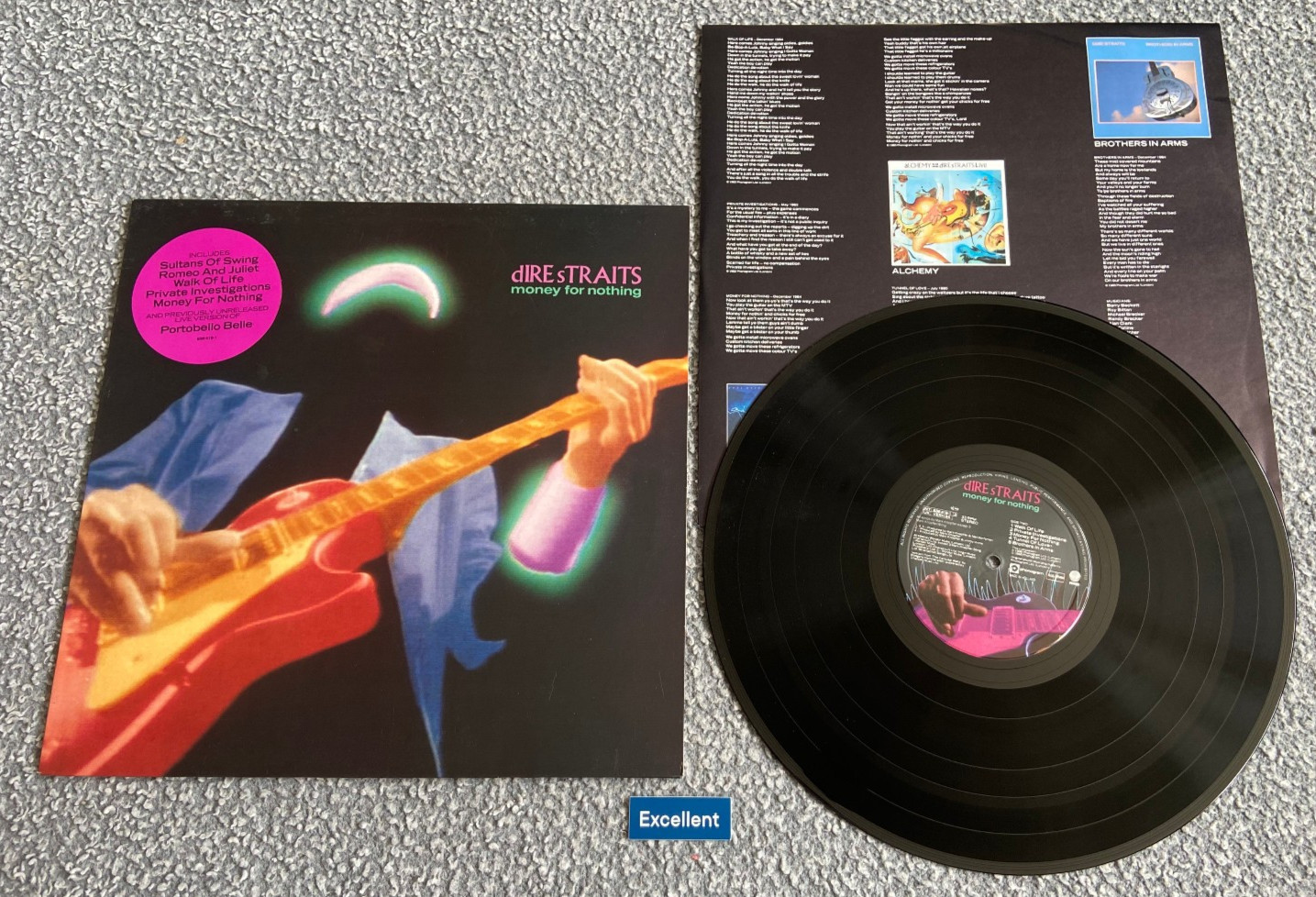 Dire Straits – Money For Nothing - 12" Vinyl - Vertigo – VERH 64 (1988) - EX/EX