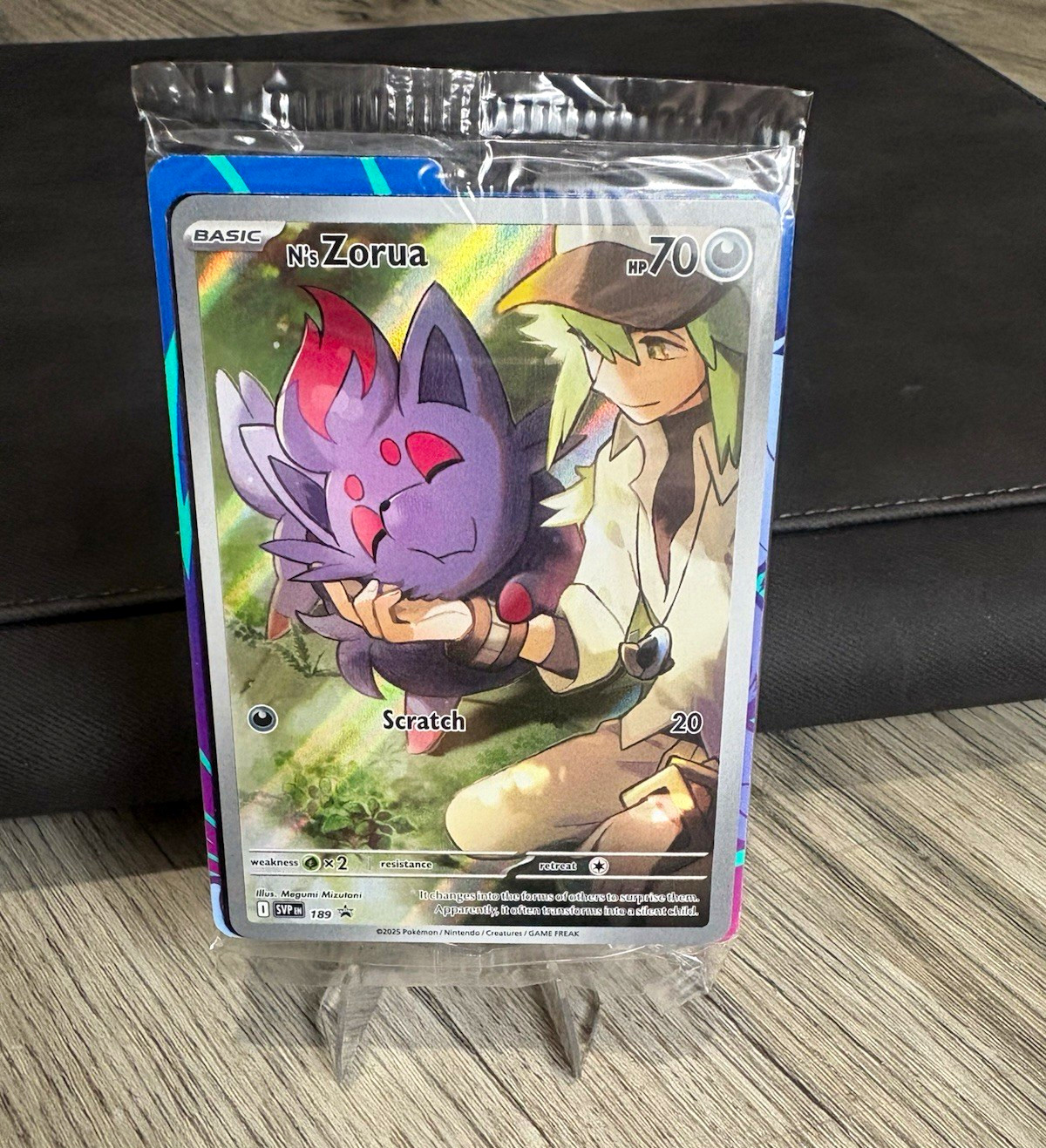 Carte promozionali N's Zorua 189 Sv: Scarlet & Violet Promo SIGILLATE