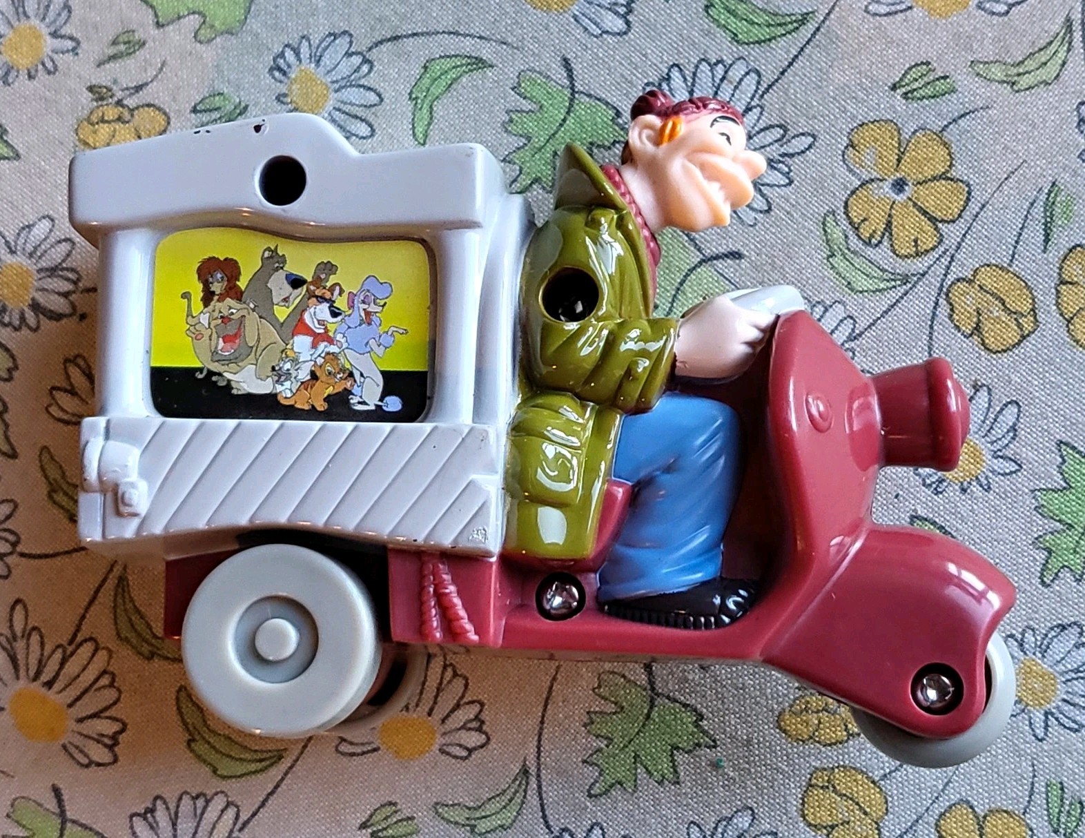 Triciclo McDonalds Oliver & and Company Fagin 1997 giocattolo da collezione 