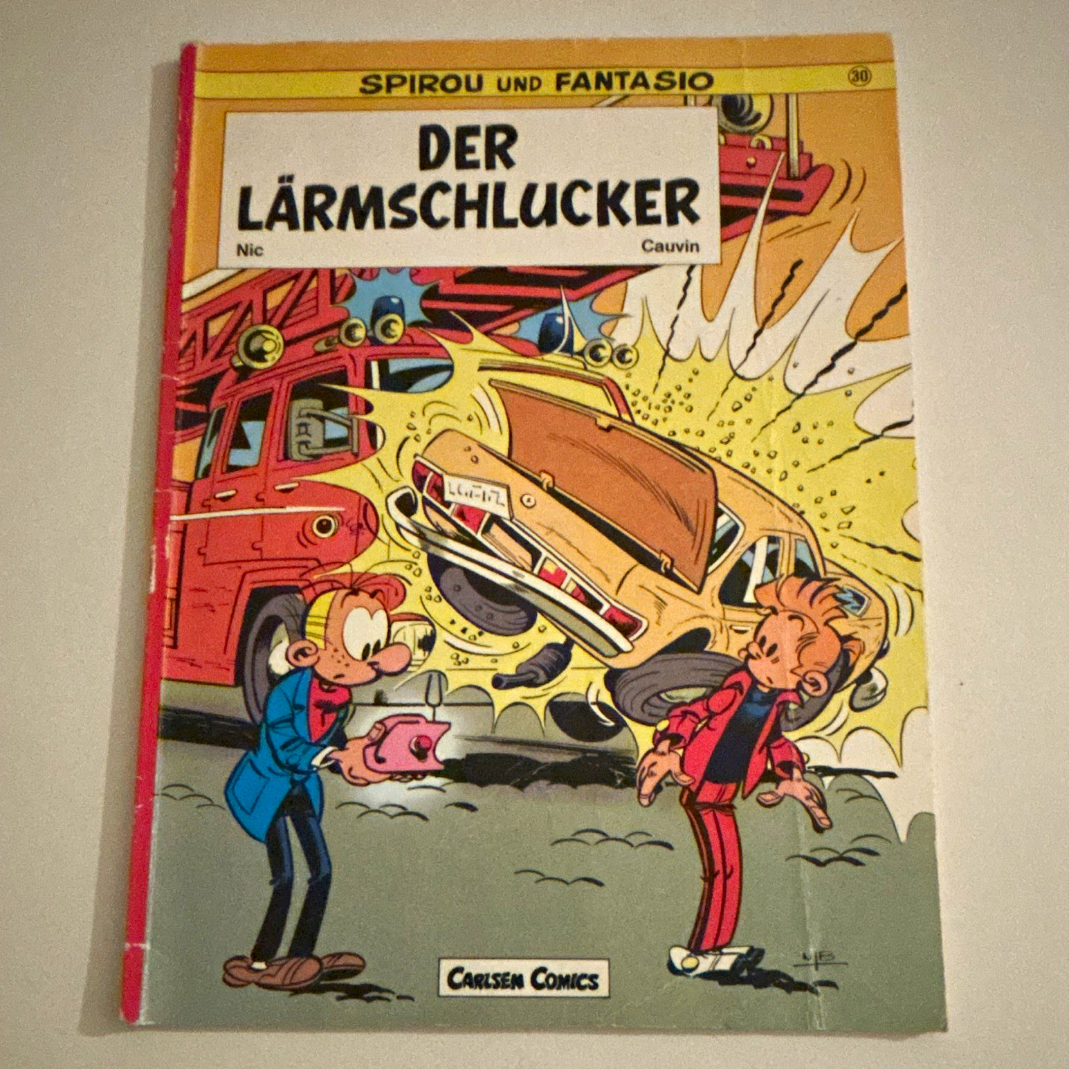 Album Carlsen Comics Spirou e Fantasio Il Rumore Nic/Cauvin 1980