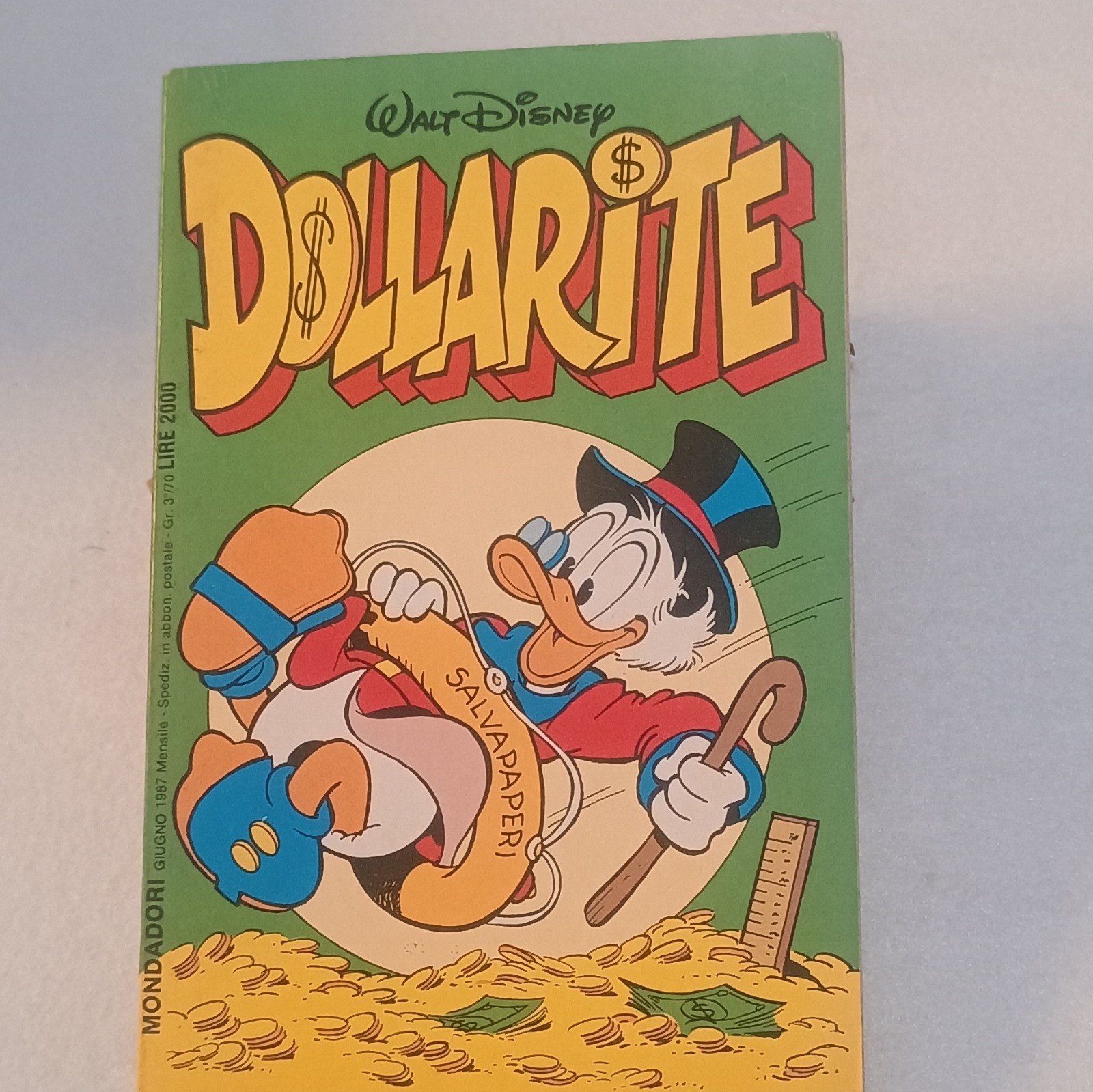 Walt Disney I Classici n. 126 Dollarite 1987 Mondadori Paperone