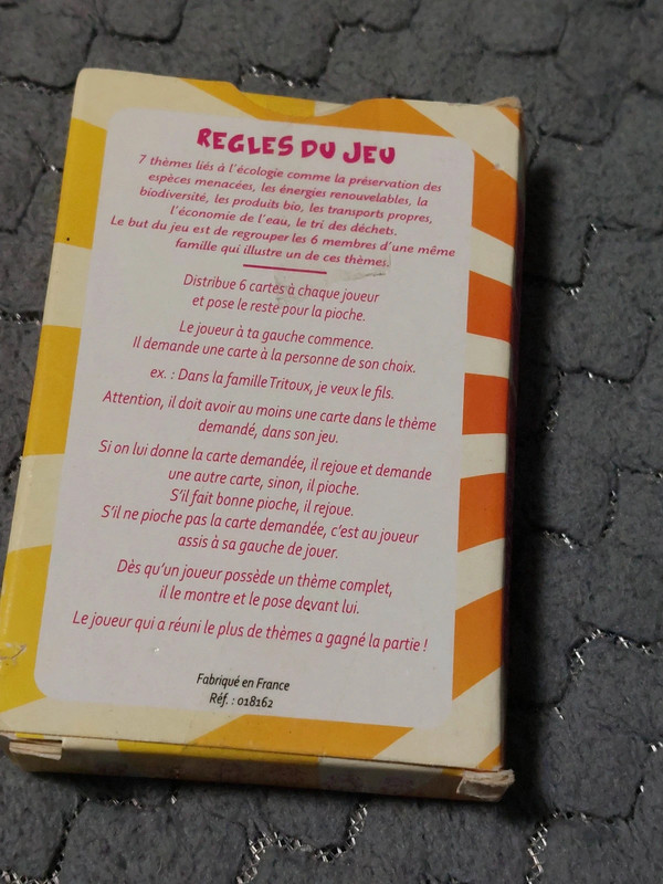 Jeu de 7 famille