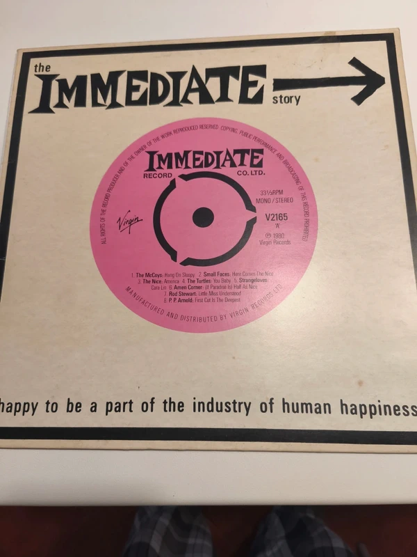 The Immediate Story UK compilation Virgin 1980