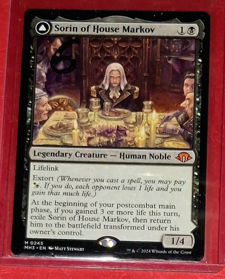 MTG Sorin of House Markov MH3 Orizzonti Moderni Mitici Regolari 3 NM