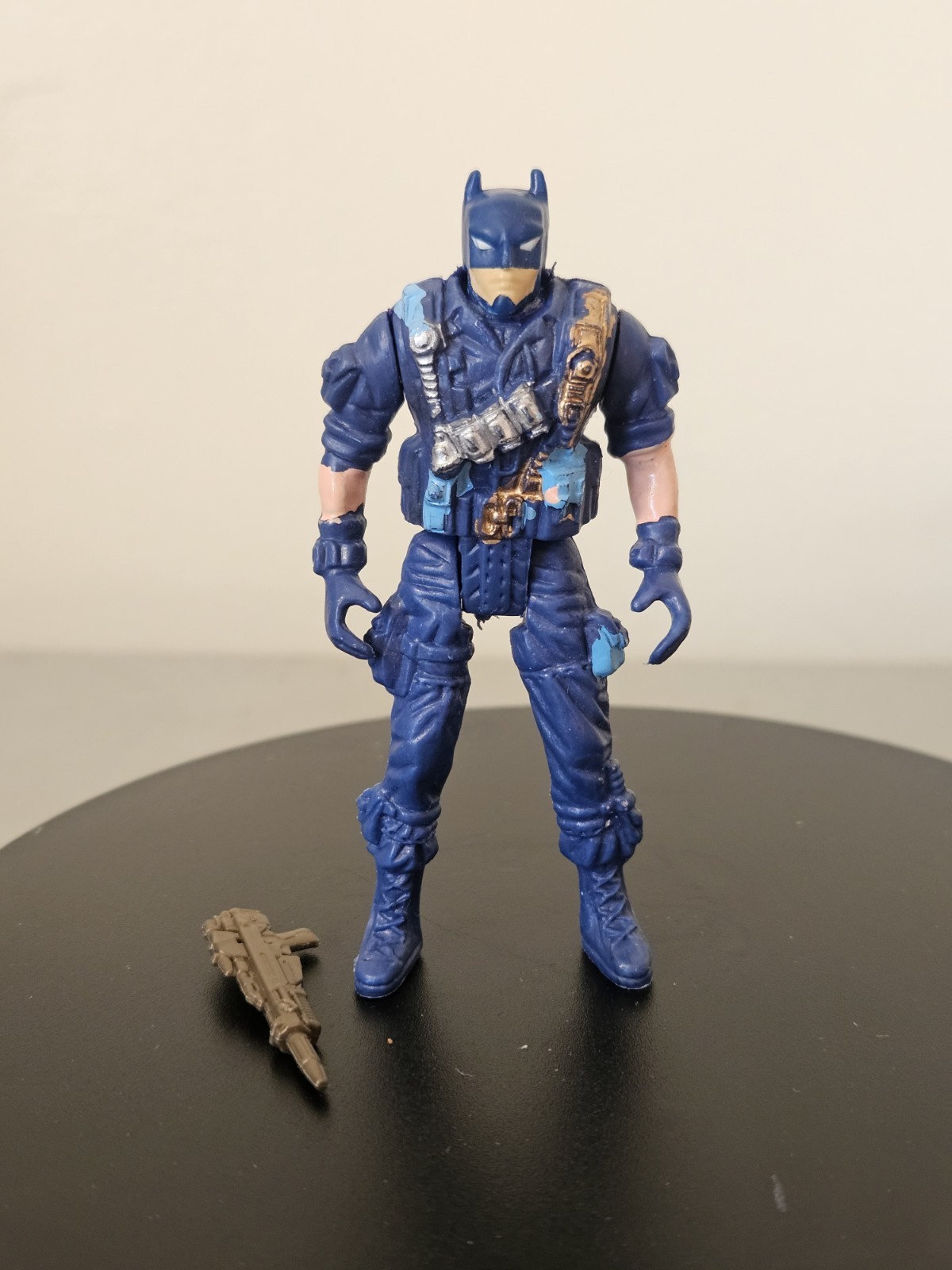 Batman DC Comics + Chap Policeman  One Of A Kind Custom Mash Up Figure!!!