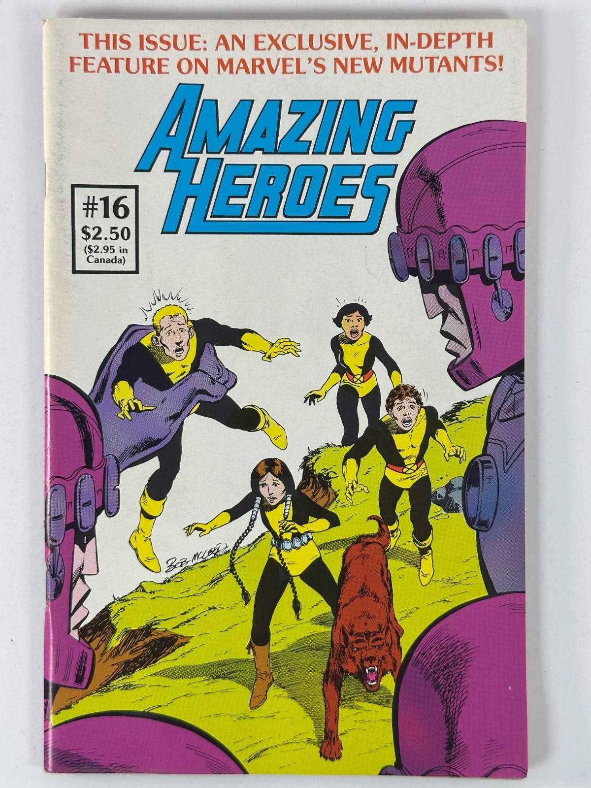 Amazing Heroes #16 Marvel New Mutants Anteprima Rivista Fantagrafi 1982