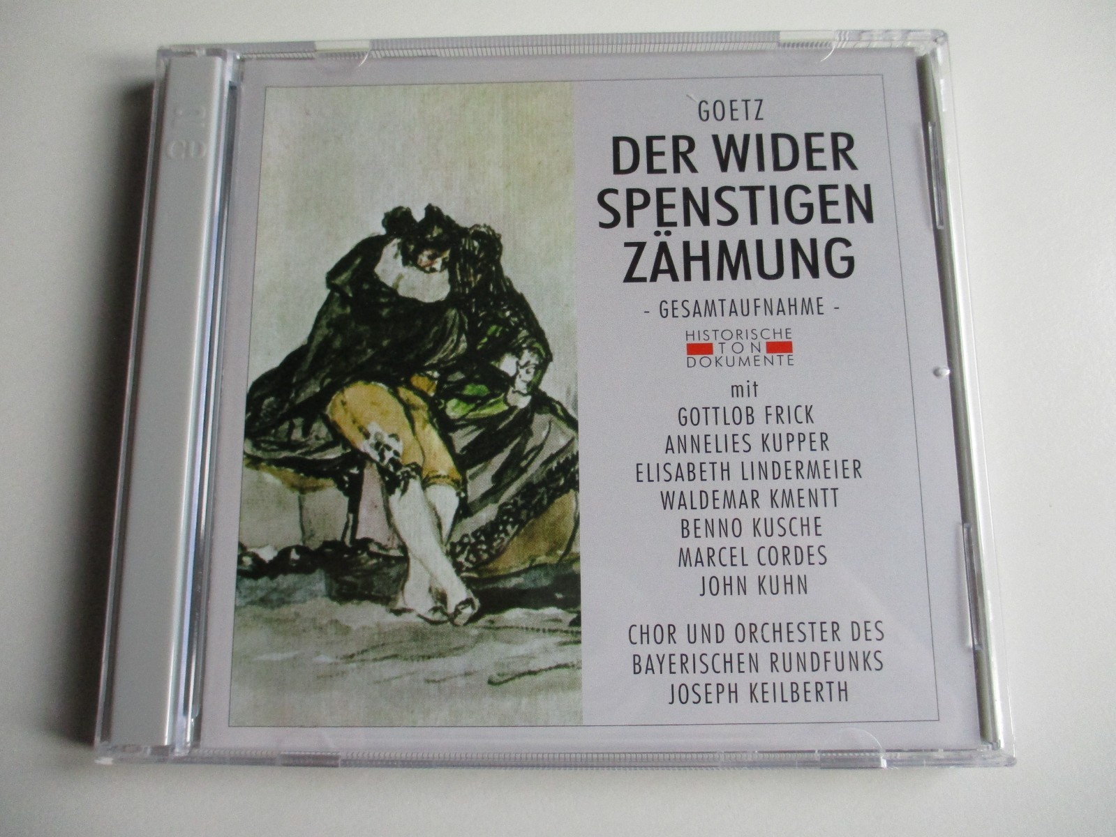 DER WIDER SPENSTIGEN ZAHMUNG (1955) Taming of the Shrew HERMANN GOETZ Opera 2 CD