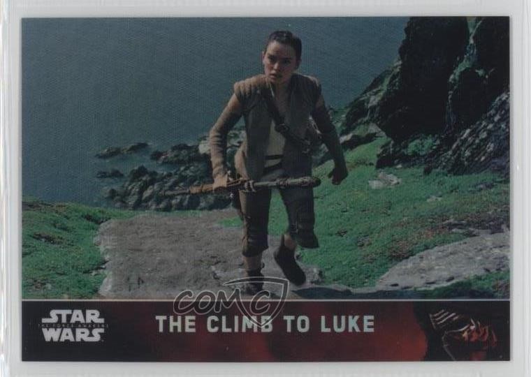 2016 Topps Star Wars: Il Risveglio della Forza Rifrattore Cromato Rey Sali a Luke yf0