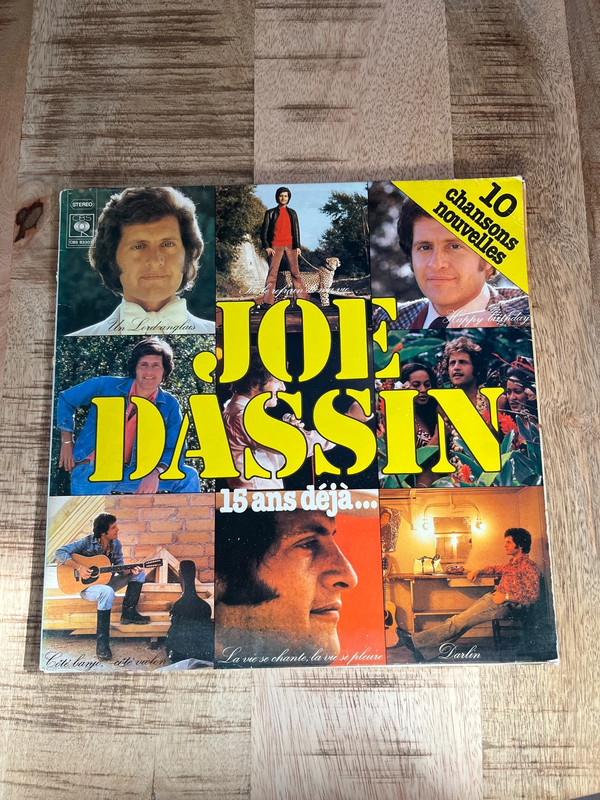 Vinyle 33T Joe Dassin - 15 ans déjà
