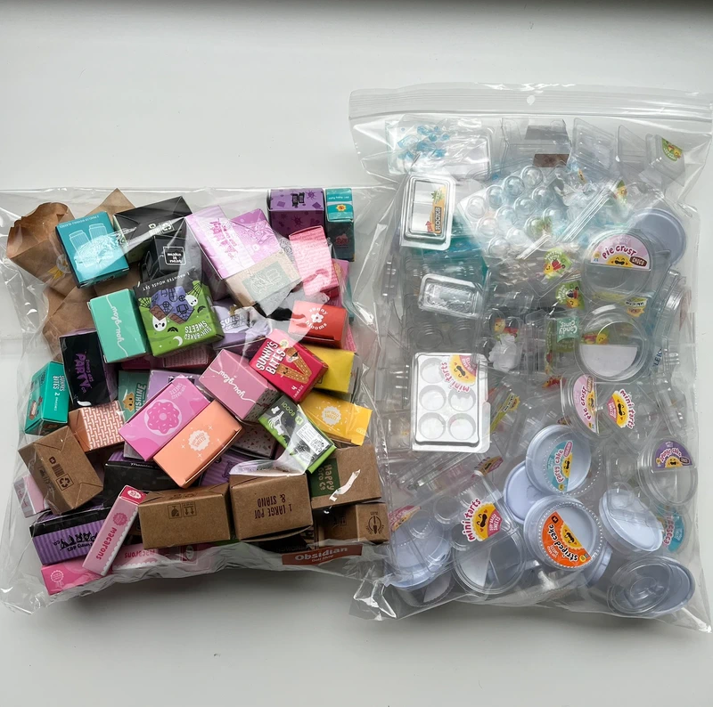 Miniverse empty boxes and containers