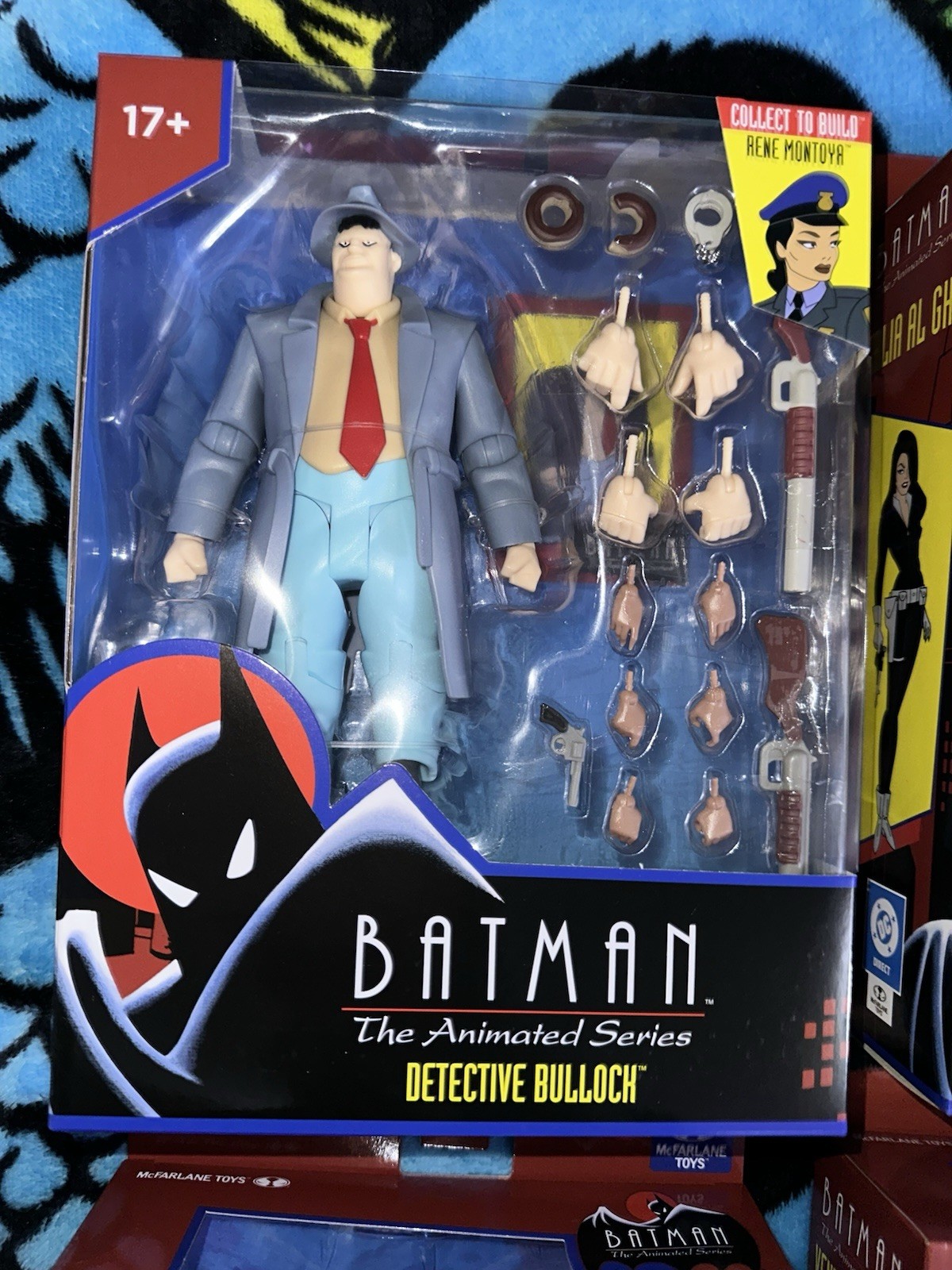 DETECTIVE HARVEY BULLOCK MCFARLANE BATMAN THE ANIMATED SERIES BTAS RENE MONTOYA