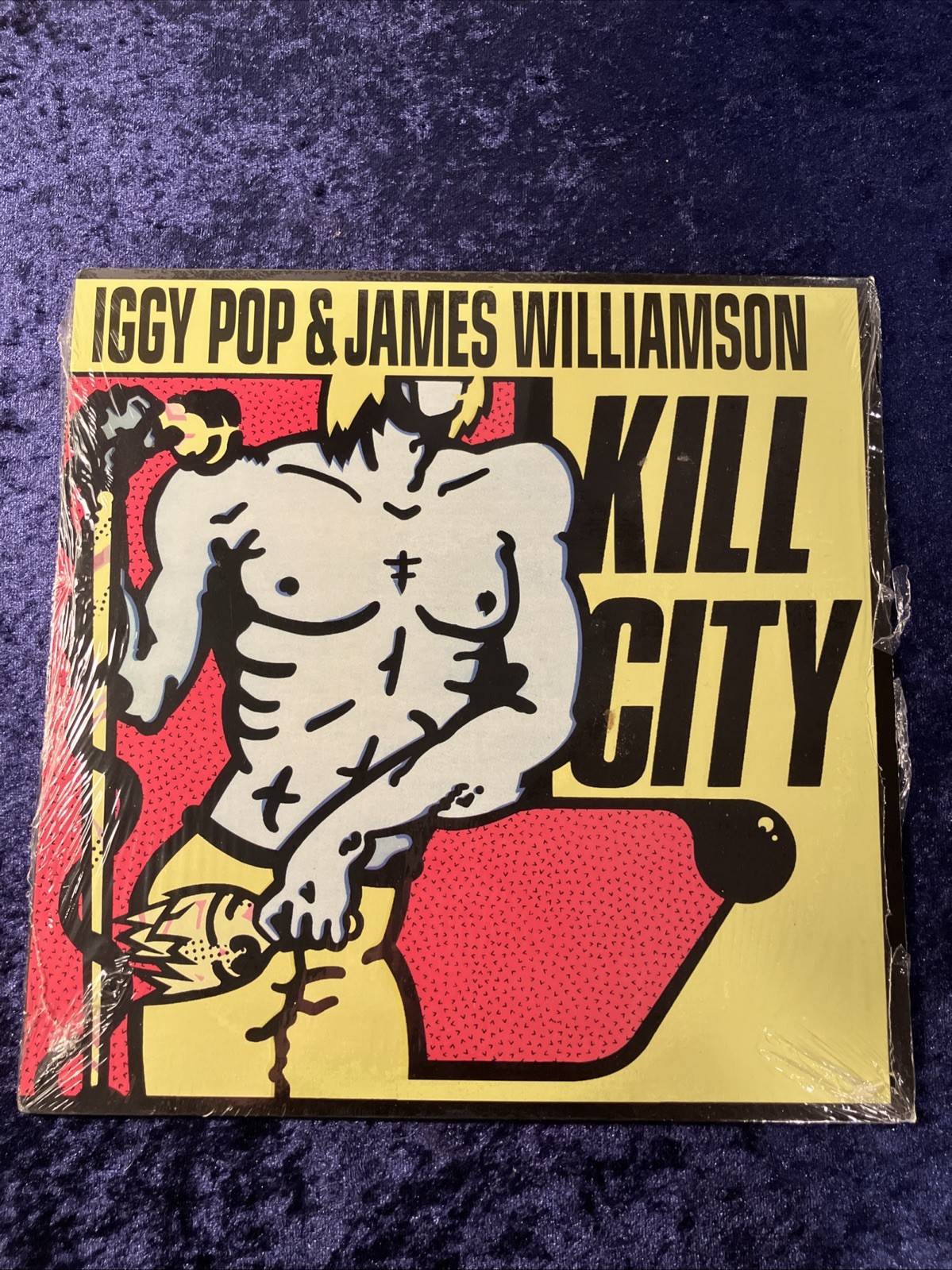Iggy Pop & James Williamson - Kill City - EP (1977) / 1995 RE BOMP 10" VG+