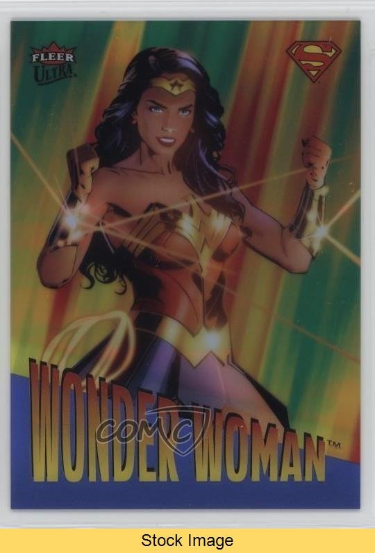 2026 Fleer Ultra Superman '95 Retro Blu Wonder Woman #R-49 LEGGI 0nr3