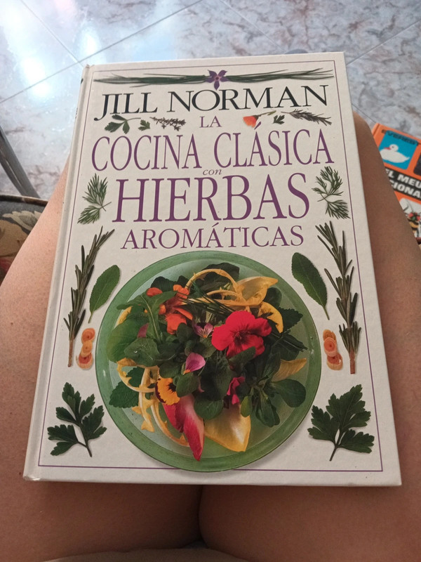 Cocina con hierbas aromaticas
