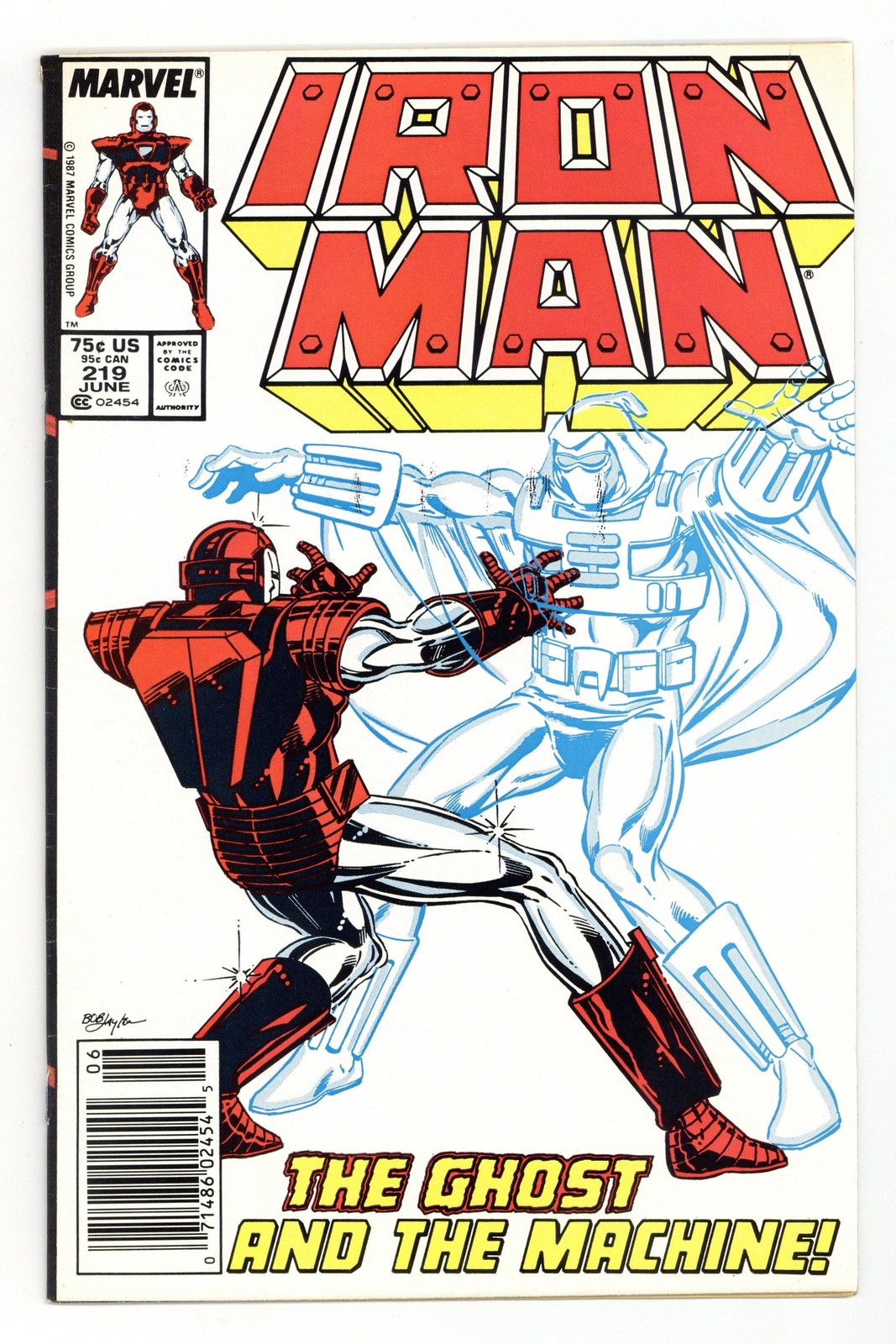 Iron Man #219N VG/FN 5.0 1987 1° App. Fantasma