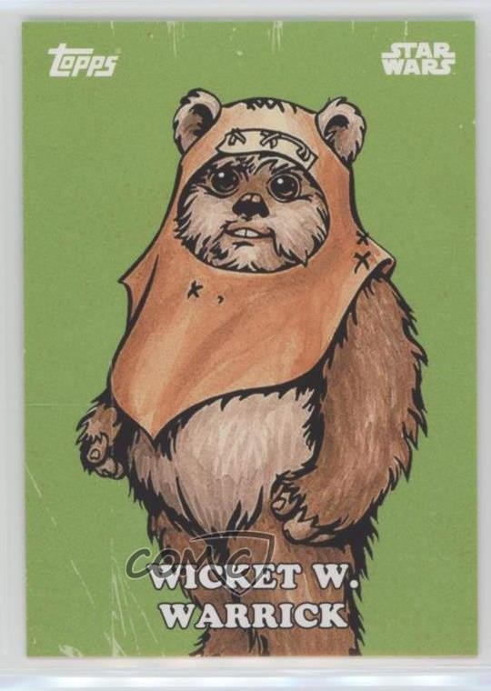 2016 Topps Star Wars Card Trader carte fisiche Classic Art Wicket W Warrick 2f4