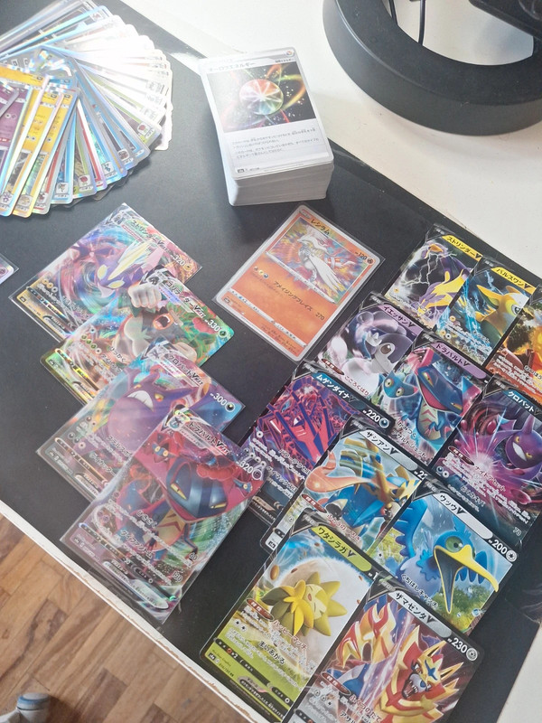 Lotto carte pokemon semi set jap s4a vmax rainbow holo