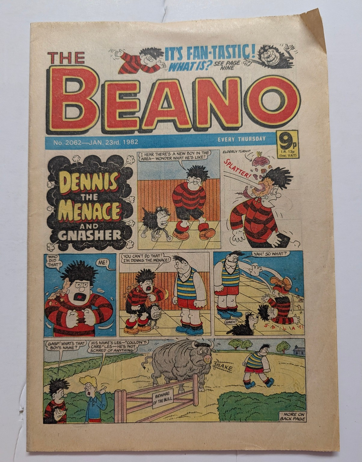 Beano Comic No 2062, January 23rd 1982.