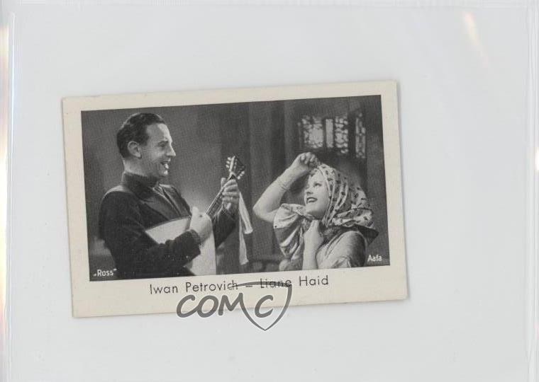 1930s Josetti-Filmbilder Tobacco Series 3 Iwan Petrovich Liane Haid #805 1s8