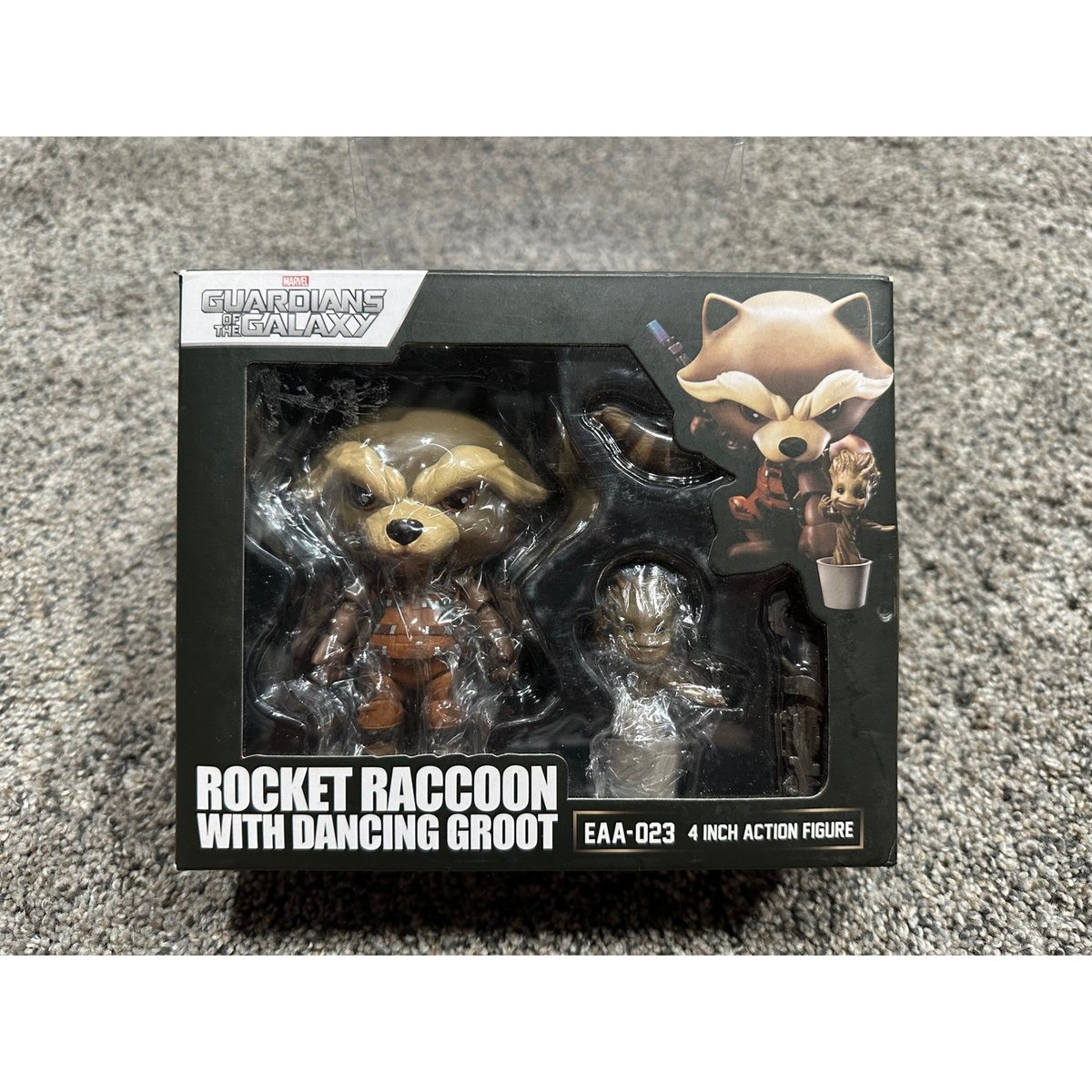 Action Figure Beast Kingdom Unisex Marrone Buono EAA-023 Razzo Procione Groot