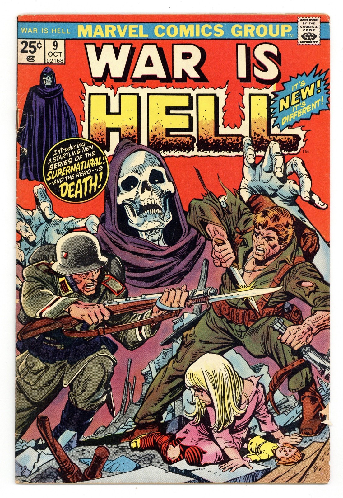 La guerra è inferno #9 GD+ 2.5 1974