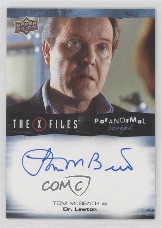 2023 The X-Files Monsters of Week Edition Tom McBeath as Dr Lewton Auto 0b3