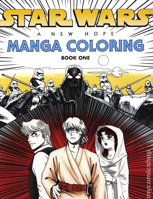 Star Wars Una Nuova Speranza Manga da Colorare SC #1-1° NM 2024 Immagine Stock