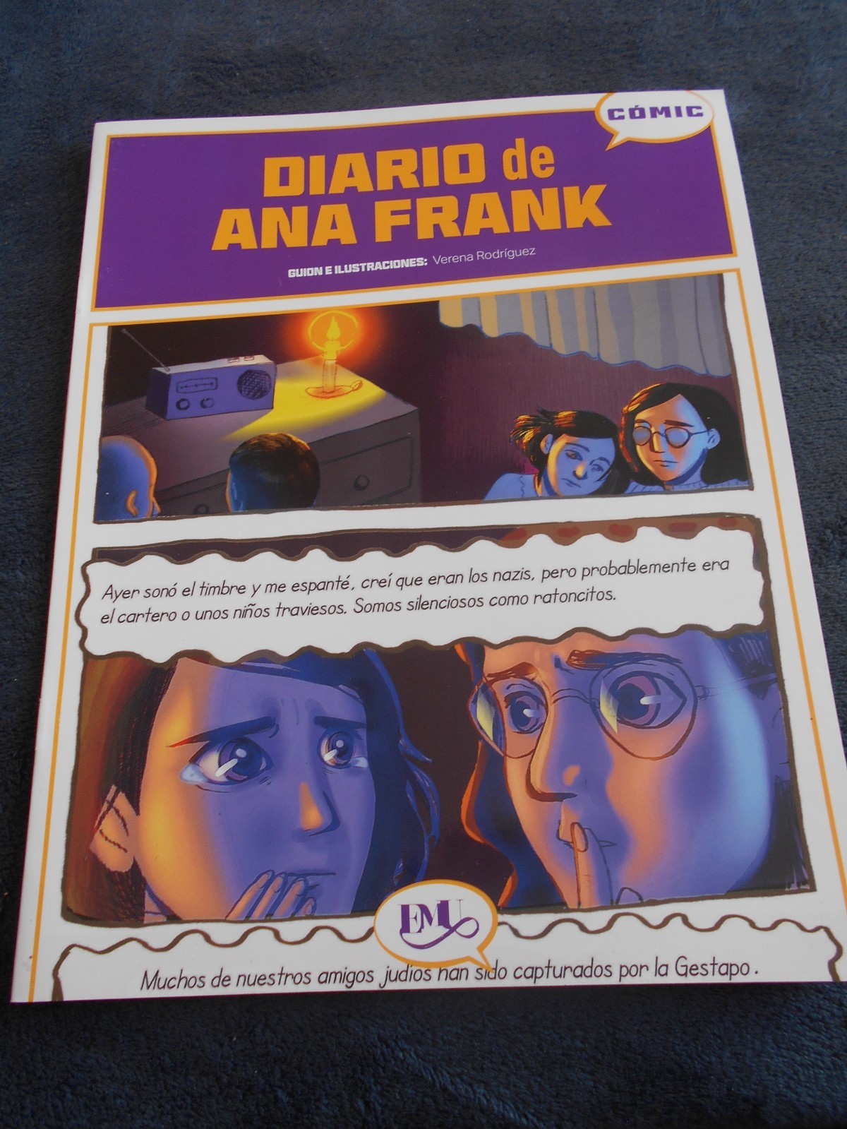 EMU fumetto DIARIO DI ANNE FRANK classici WW2 GUERRA MONDIALE 2 illustrato ADOLF HITLER