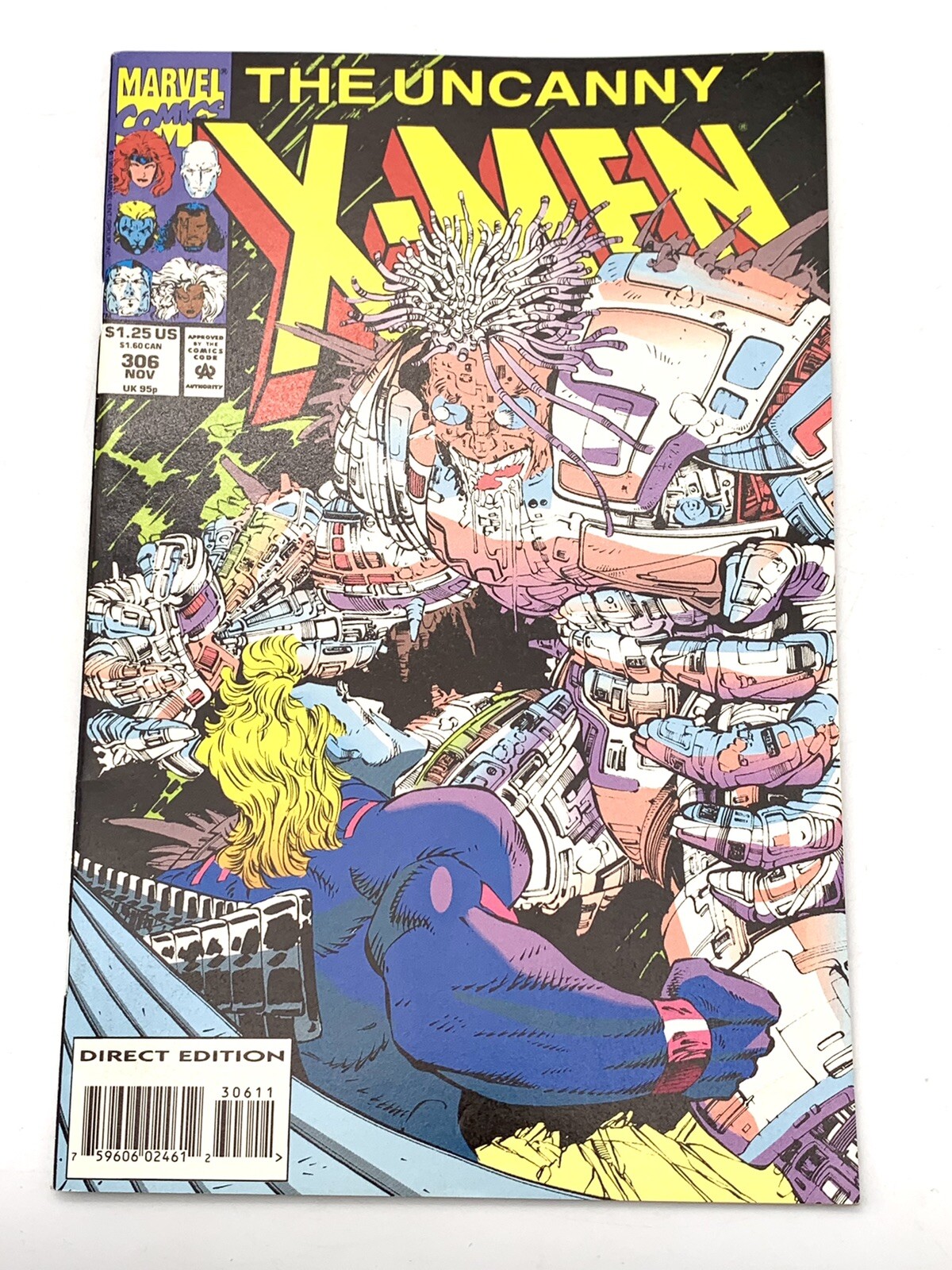 The Uncanny X Men #306 Nov 1993 Marvel Comics