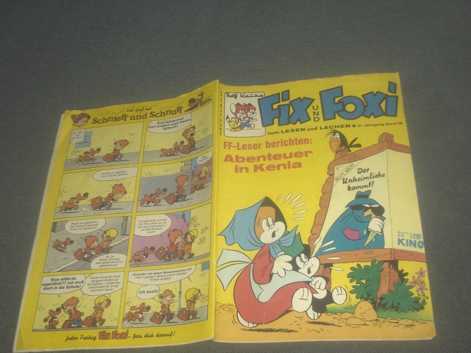 FIX E FOXI FUMETTO QUADERNO 21° ANNO VOLUME N.18