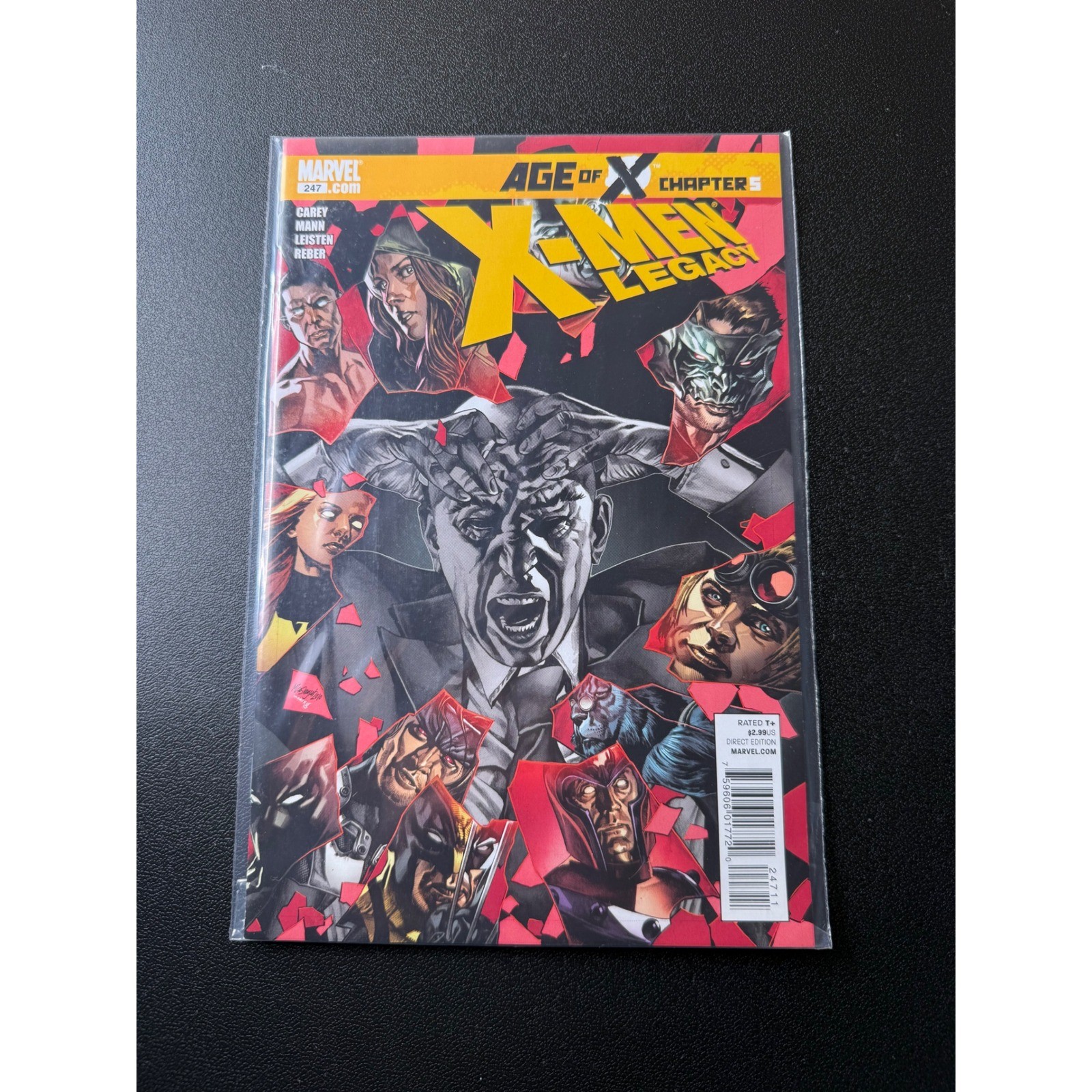X-Men Legacy 247 Marvel Comics 2011 Age of X Capitolo 5 Mike Carey Clay Mann