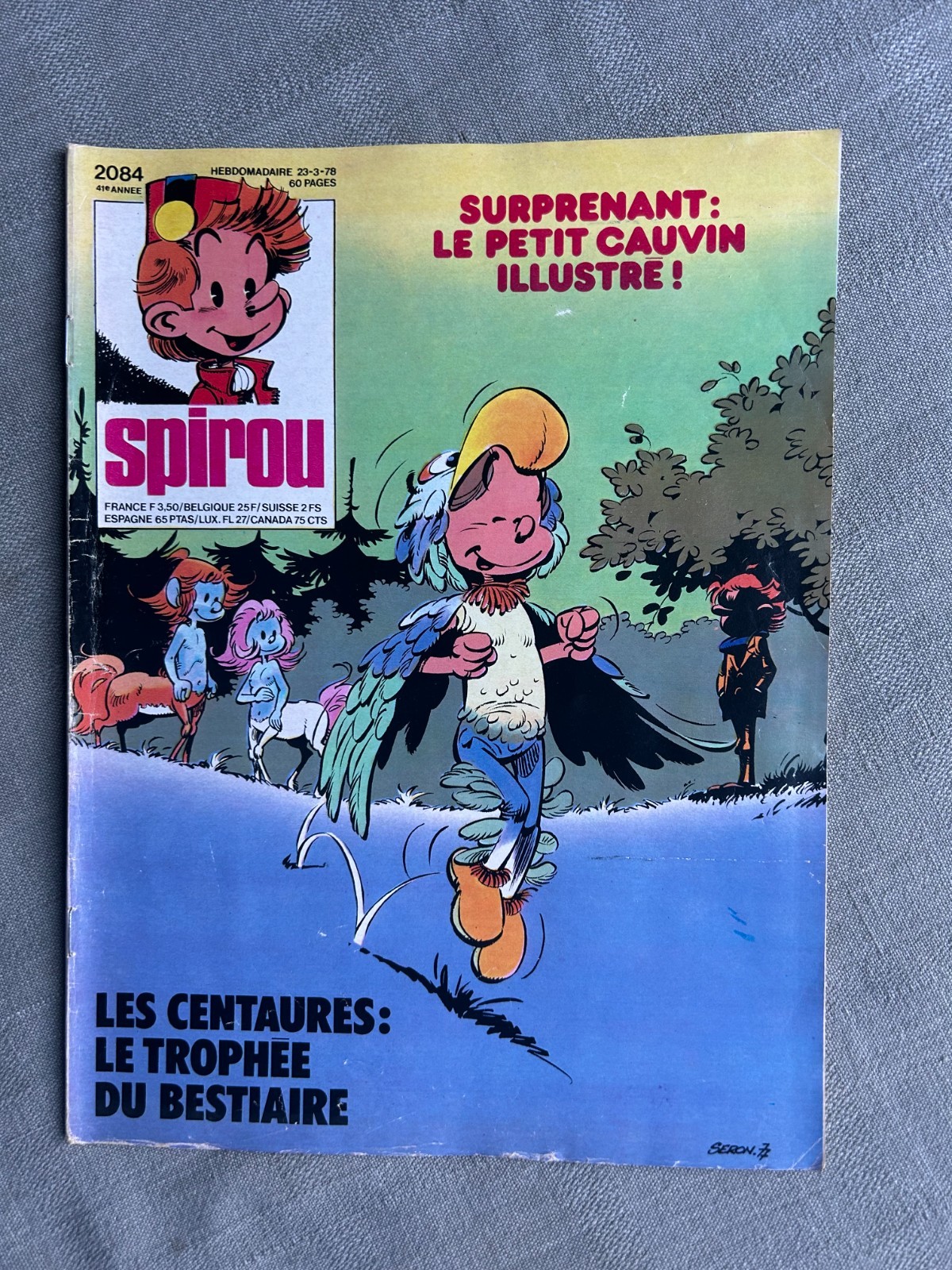 HEBDO SPIROU N°2084 In Buone Condizioni Senza Supplemento