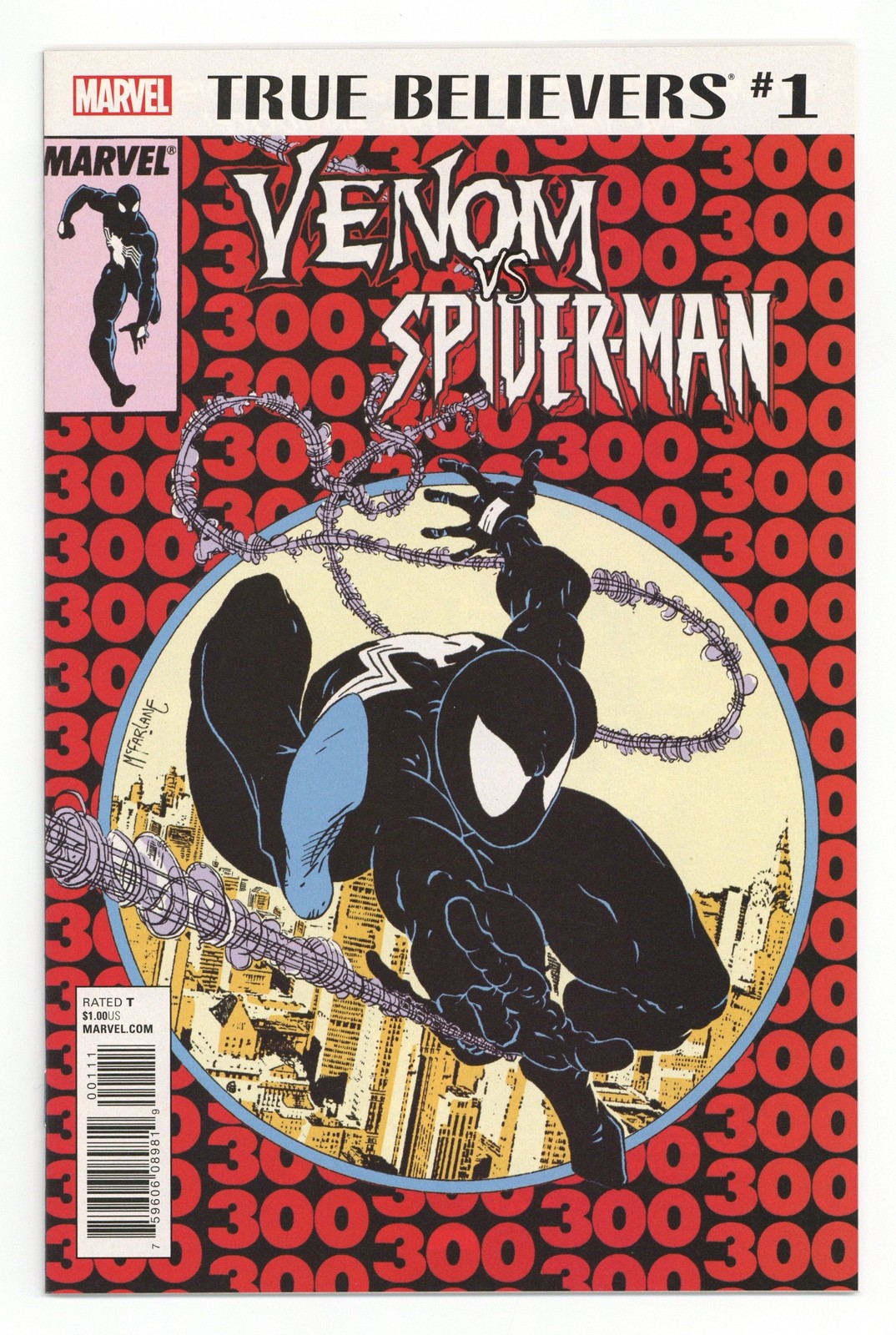 True Believers Venom vs. Spider-Man 1A McFarlane ottime condizioni + 8,5 2018