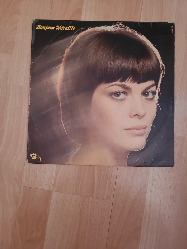 Vinyle 33 tours, Mireille Mathieu, bonjour Mireille