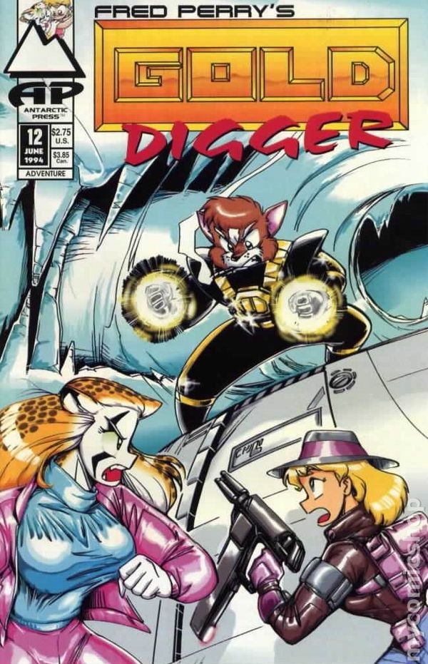 Gold Digger #12 VG 1994 immagine stock basso grado