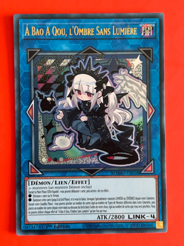 A Bao A Qou, l'Ombre sans Lumière MAMO FR038 Ultra rare - Monstres Fantastiques - TCG Yu Gi Oh