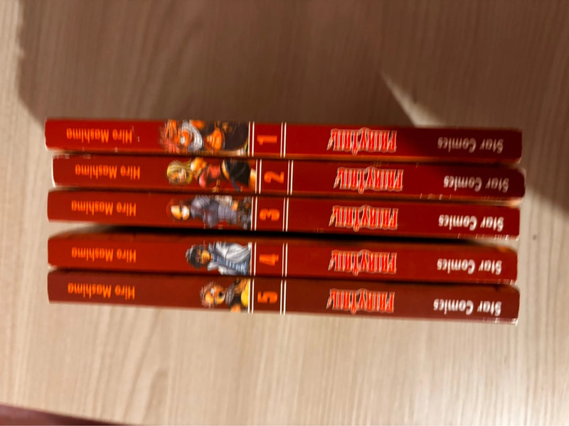 primi 5 volumi fairy tail