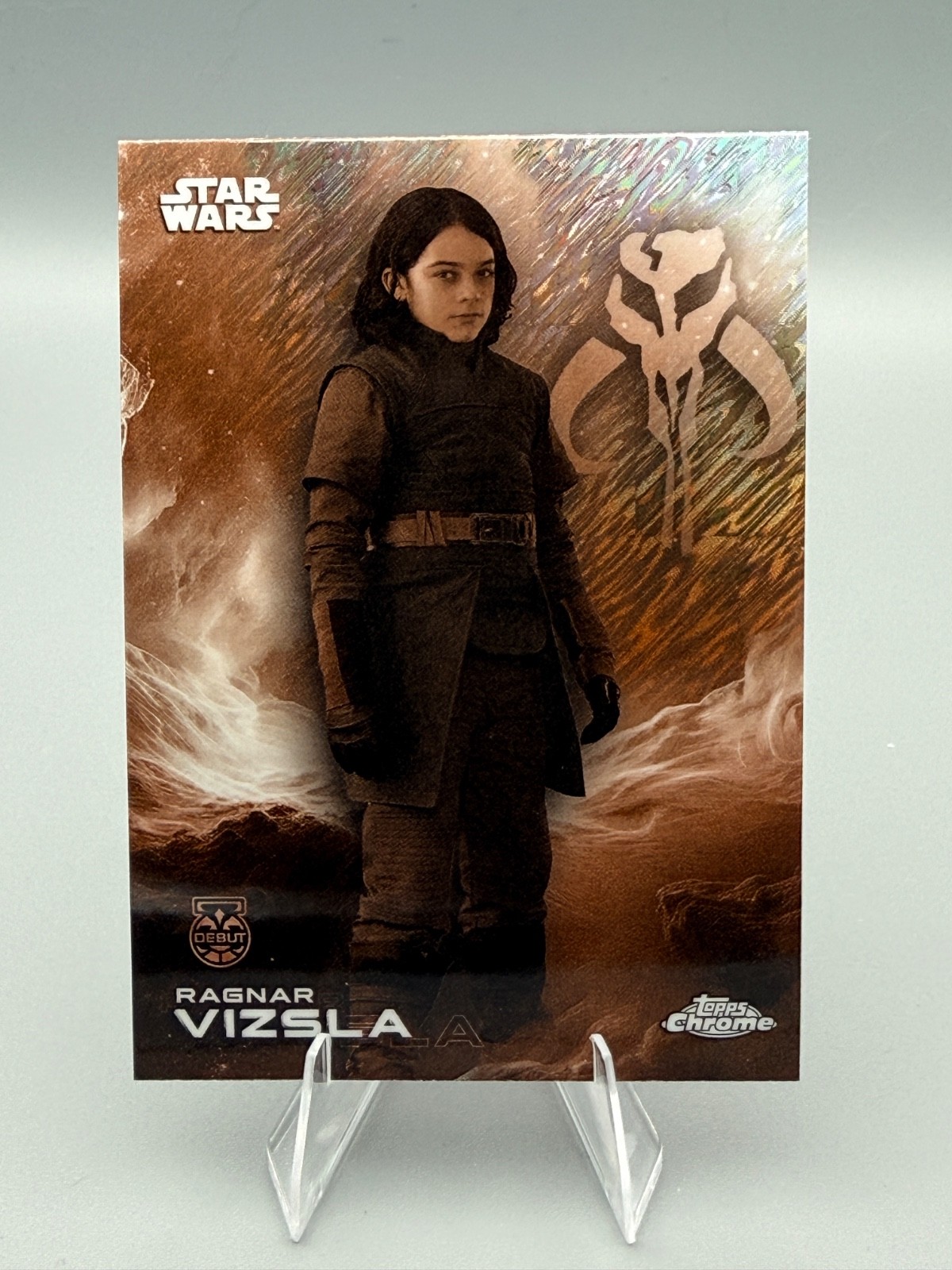 2025 Topps Chrome Star Wars Ragnar Vizsla #154 Sepia Refractor? See description
