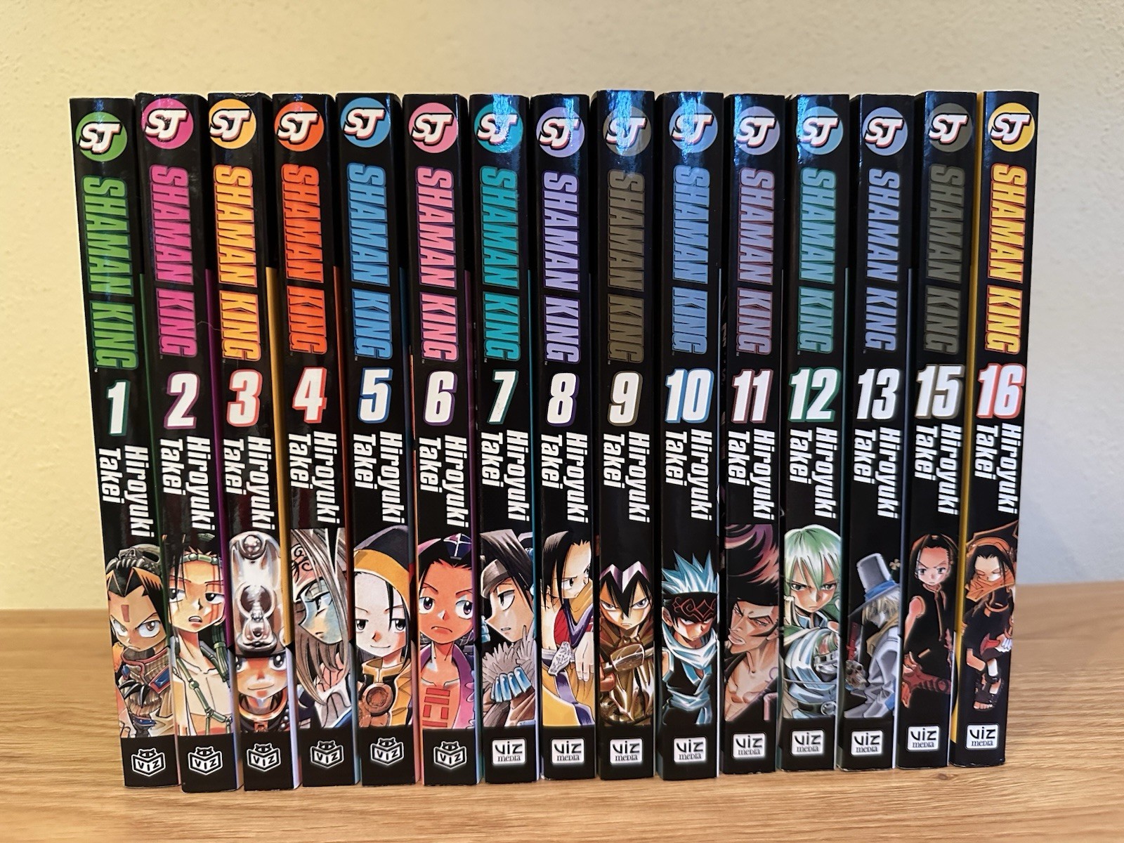 VIZ Shaman King Manga (Inglese) Lotto Vol 1 - 13, 16, 17 Hiroyuki Takei