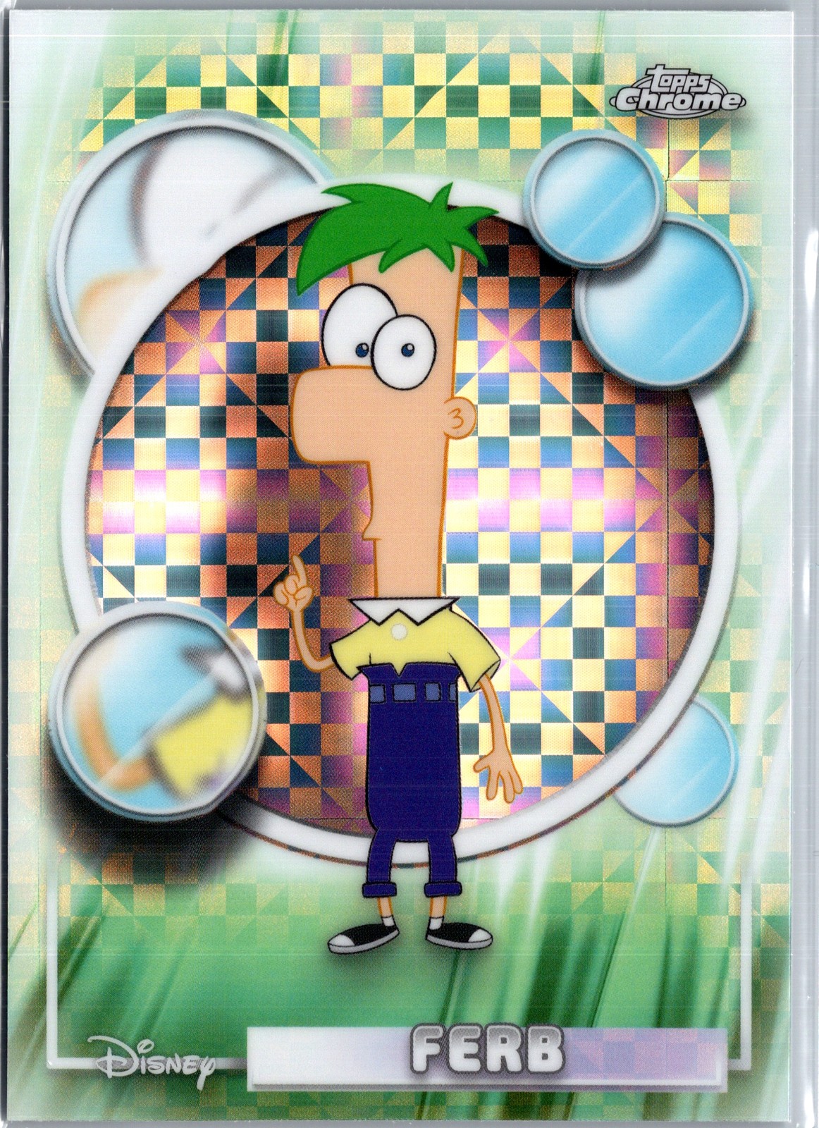 2026 Topps Chrome Disney Ferb #116 rifrattore prismatico