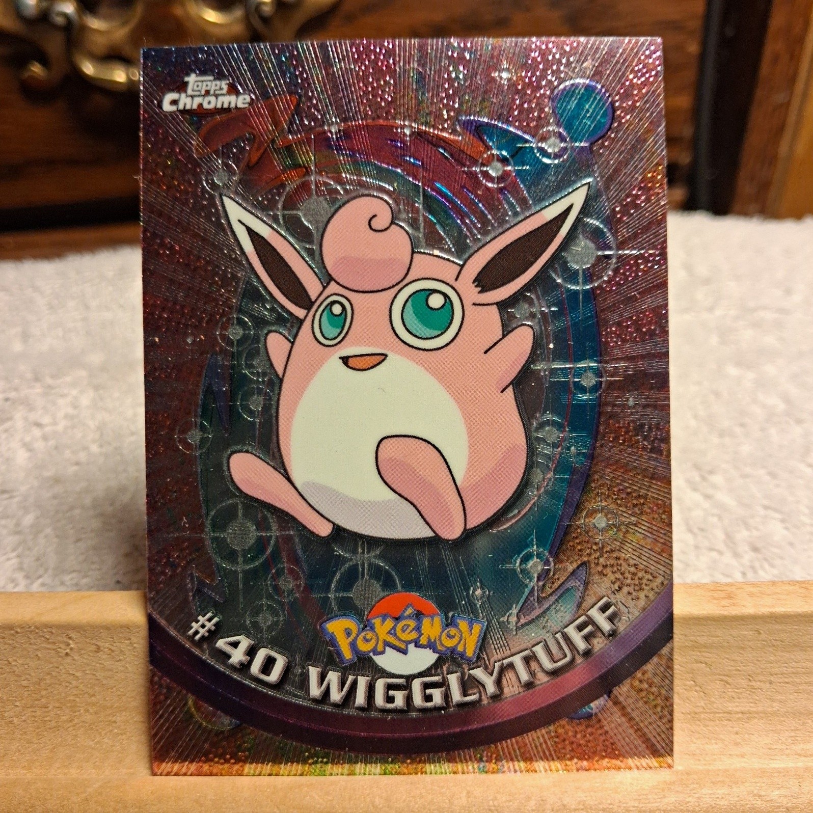 Topps Pokémon TV Animation Edition Topps Chrome Wigglytuff #40 Hologram 2000