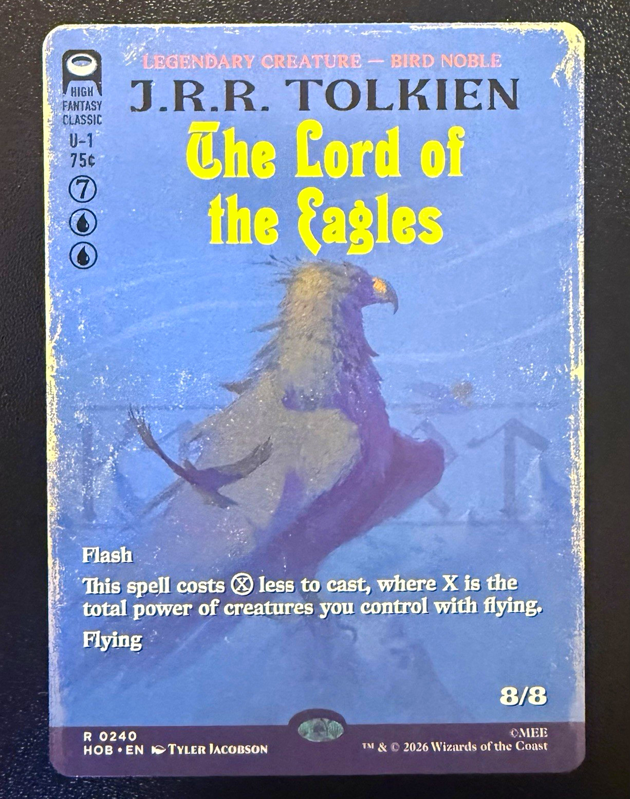 The Lord Of The Eagles Borderless Nonfoil Hobbit Card #0240 MTG NM